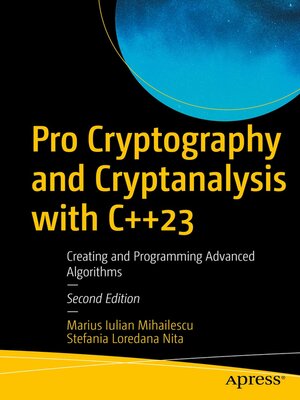 cover image of Pro Cryptography and Cryptanalysis with C++23